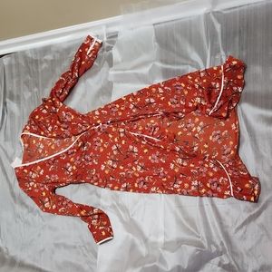 Floral Long Sleeve Free People Dress